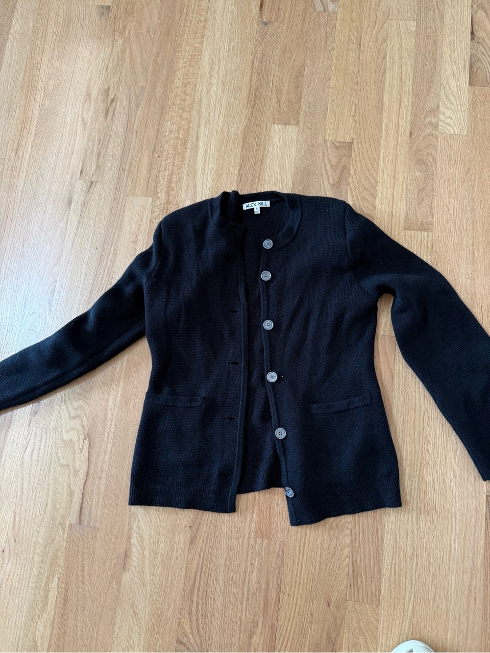 Alex Mill Black Button-Front Women's Cardigan